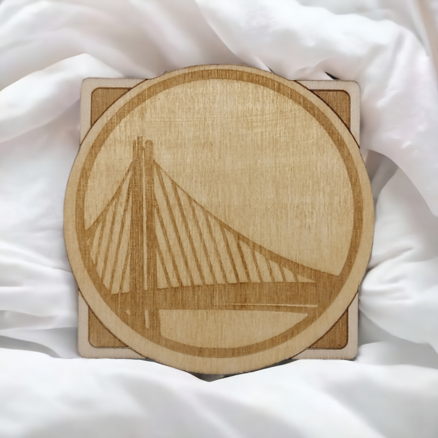 Set of 6 NBA Wooden Coasters - Handmade Gift - Housewarming - Wood Kitchenware-5