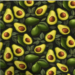 100% Cotton Microwavable Bowl Cozy - A Guac On The Wild Side-1