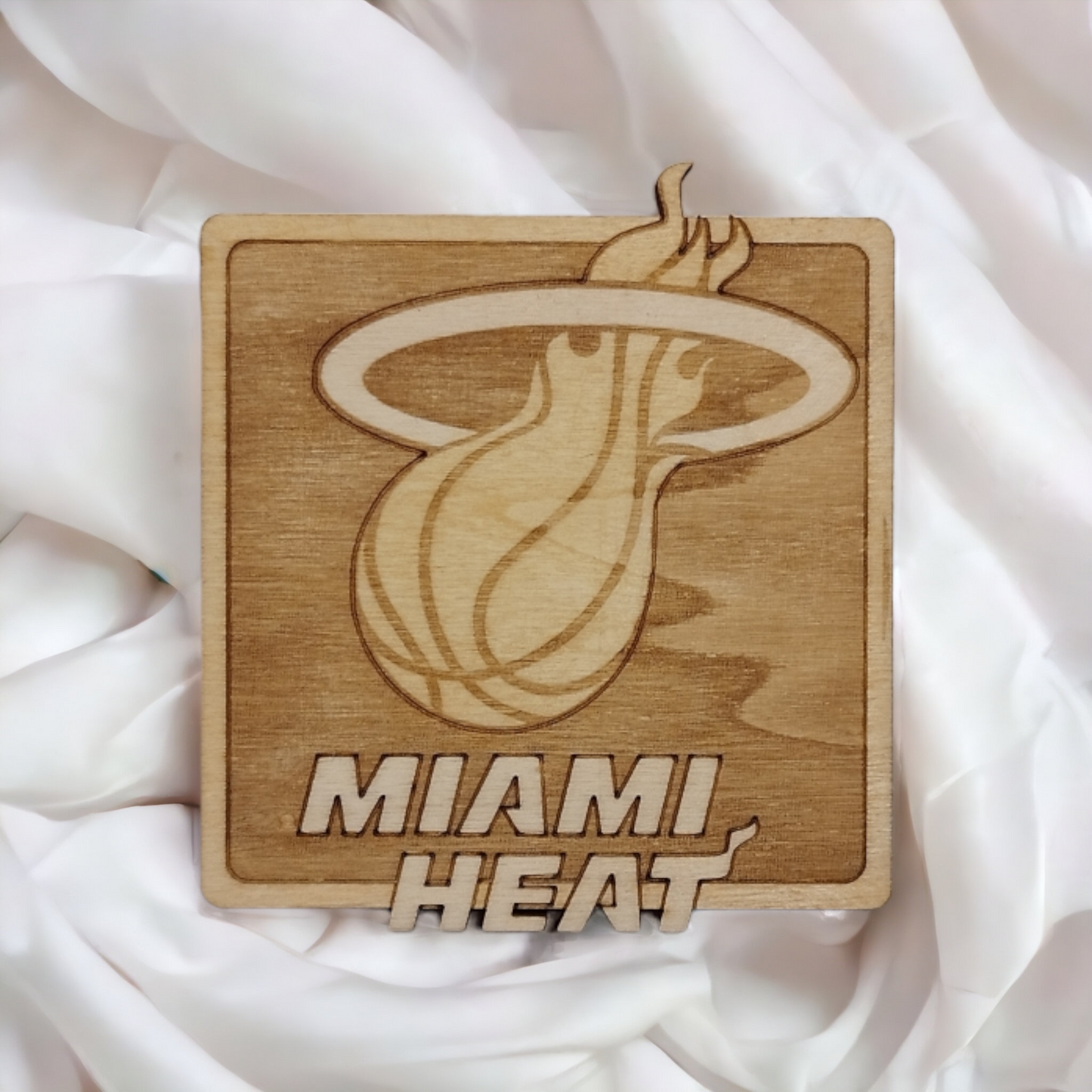 Set of 6 NBA Wooden Coasters - Handmade Gift - Housewarming - Wood Kitchenware-7