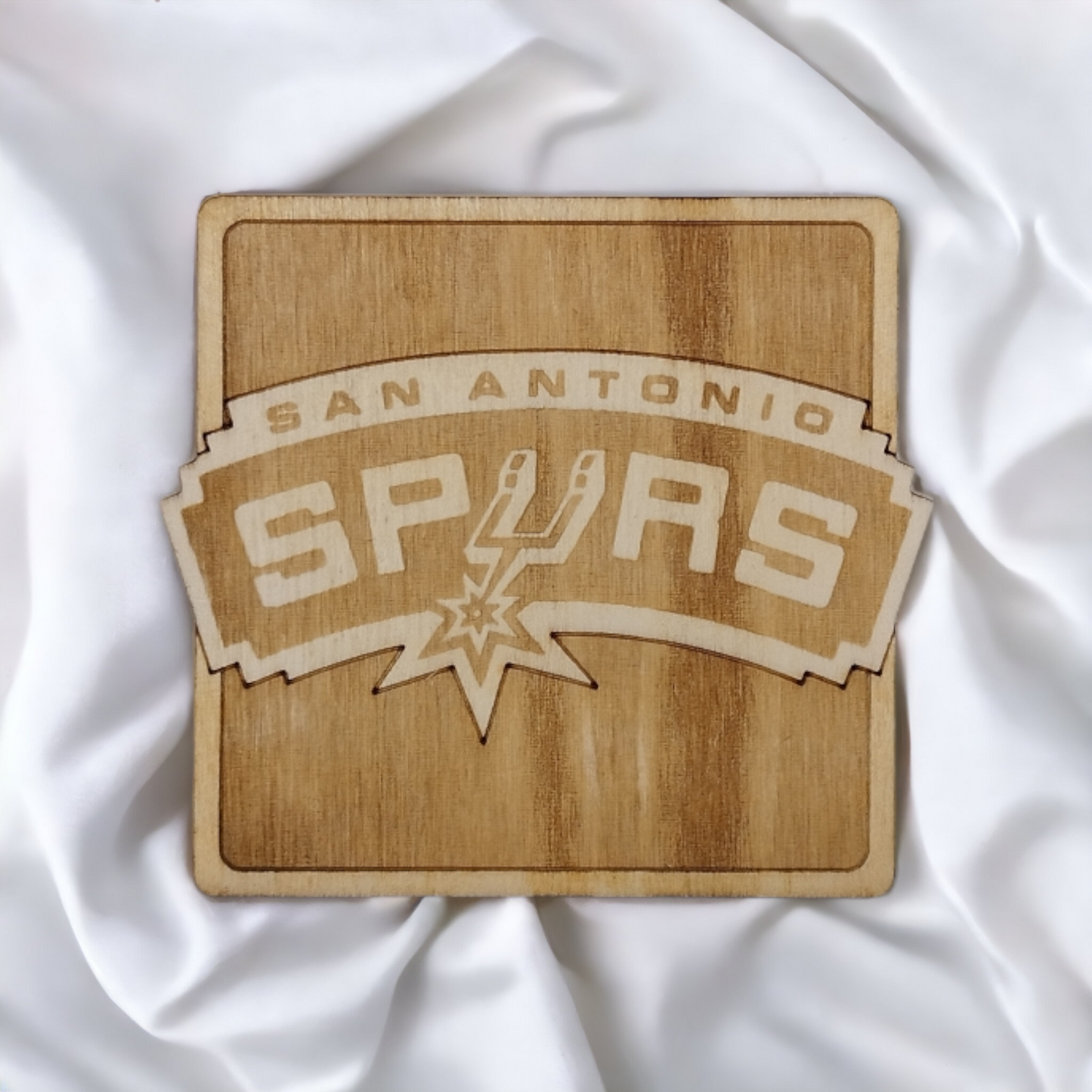 Set of 6 NBA Wooden Coasters - Handmade Gift - Housewarming - Wood Kitchenware-6